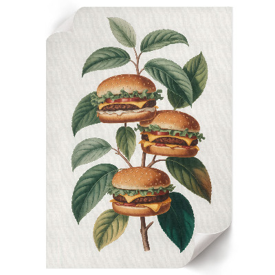 Plagát do izby Burger Tree