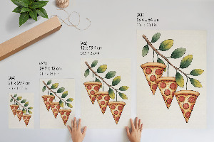 Poster na stenu Pizza na konári