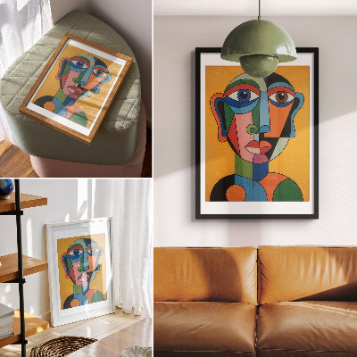 Poster na stenu Surrealistický portrét