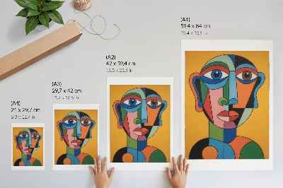 Poster na stenu Surrealistický portrét
