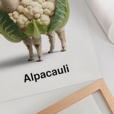 Plagát do izby Alpaka karfiol