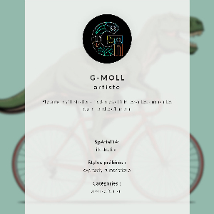 Plagát do obývačky Dinosaurus na bicykli