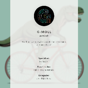 Plagát do obývačky Dinosaurus na bicykli