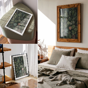 Poster na stenu Les zhora