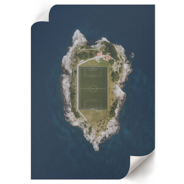 Retro plagát Ihrisko na ostrove