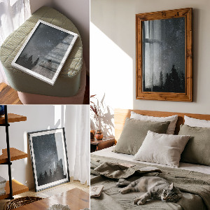 Plagát do obývačky Hviezdna noc