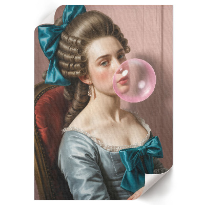 Poster na stenu Retro žena