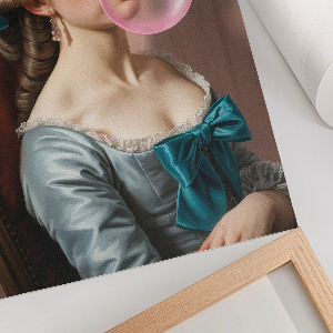 Poster na stenu Retro žena