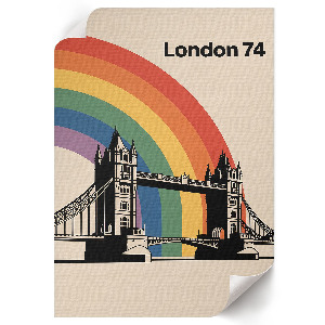 Plagát do obývačky Dúhový most