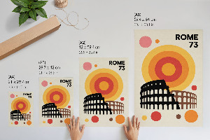 Plagát do izby Retro Rím