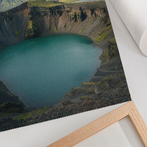 Retro plagát Tyrkysové jazero