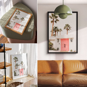 Plagát do obývačky Palmy na dverách