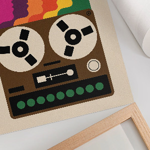 Plagát do izby Retro estetika