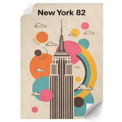 Plagát do obývačky New York