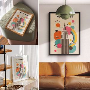 Plagát do obývačky New York