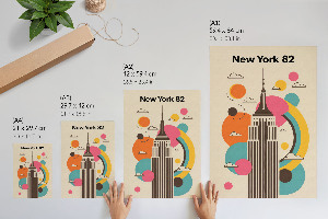 Plagát do obývačky New York