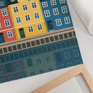 Retro plagát Mesto sa odrážalo