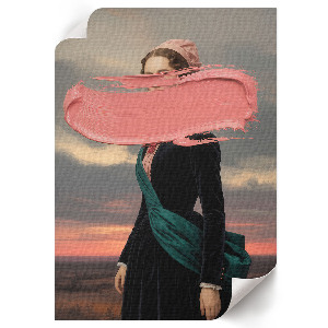 Plagát do obývačky Ružový surrealizmus