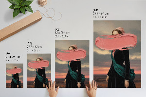 Plagát do obývačky Ružový surrealizmus