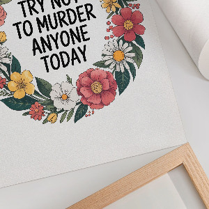 Plagát do obývačky Kvetinový humor