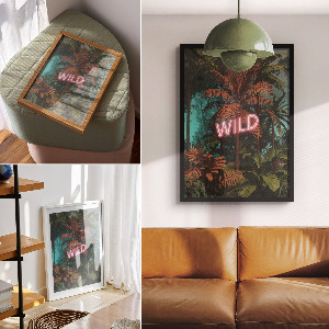 Plagát do izby Exotický nápis