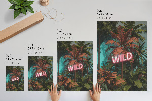 Plagát do izby Exotický nápis