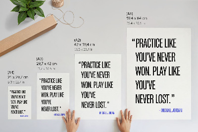 Poster na stenu Motivačný citát