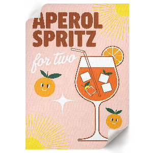 Plagát na stenu s motívom Aperol Spritz