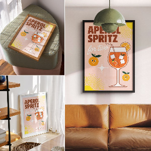 Plagát na stenu s motívom Aperol Spritz