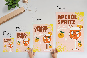 Plagát na stenu s motívom Aperol Spritz