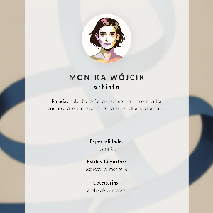 Retro plagát Abstraktný portrét