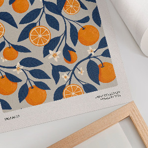 Retro plagát Exotické ovocie