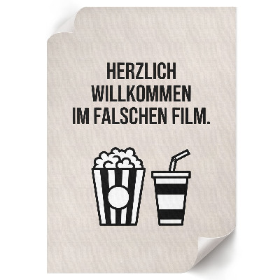 Retro plagát Filmový humor