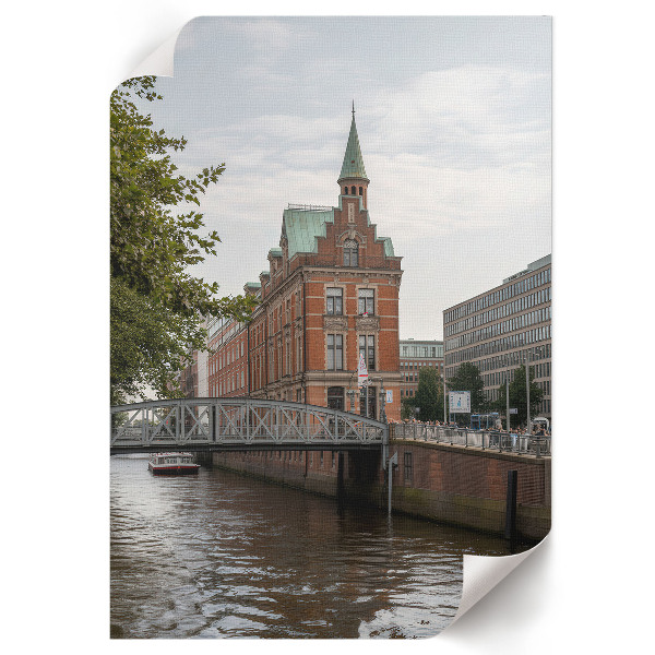 Plagát do izby Mesto a rieka