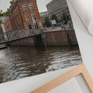 Plagát do izby Mesto a rieka