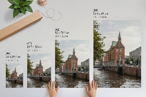 Plagát do izby Mesto a rieka