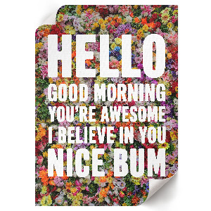 Poster na stenu Motivácia v kvetoch