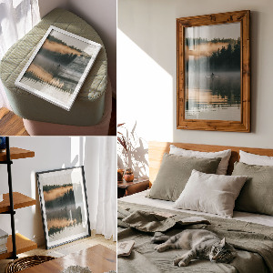 Plagát do izby Mystika jazera