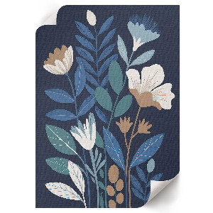 Retro plagát Kvety a listy