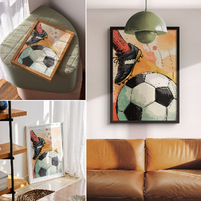 Retro plagát Futbal