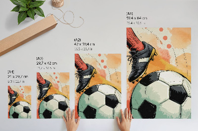 Retro plagát Futbal