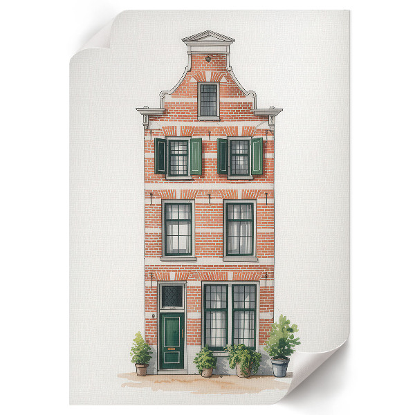 Plagát do obývačky Mestský dom