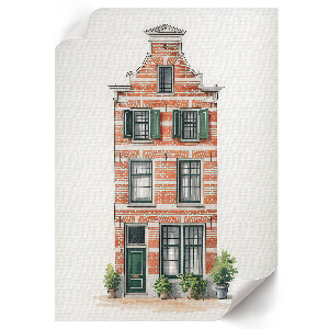 Plagát do obývačky Mestský dom