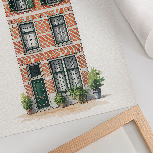 Plagát do obývačky Mestský dom