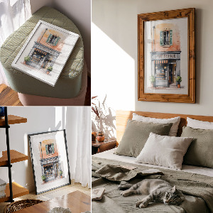 Poster na stenu Francúzska pekáreň