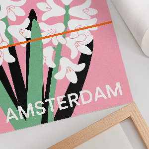 Plagát do obývačky Kvetinový plagát