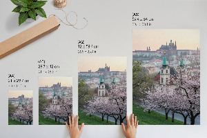 Retro plagát Jarné mesto