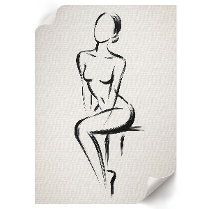 Plagát do izby Jemná silueta