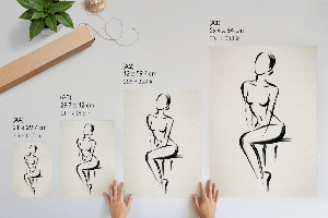 Plagát do izby Jemná silueta