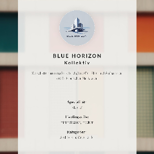 Retro plagát Farebná fasáda